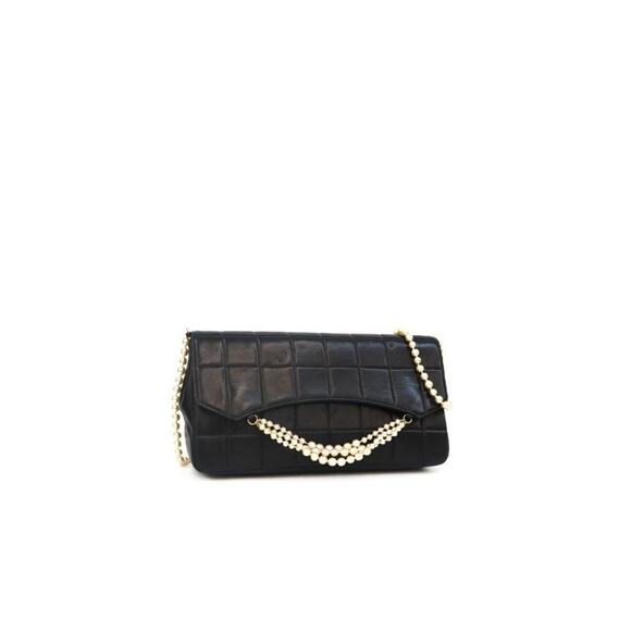 CHANEL Black Pearl Chain Shoulder Bag A-A6102 - Picture 2 of 10